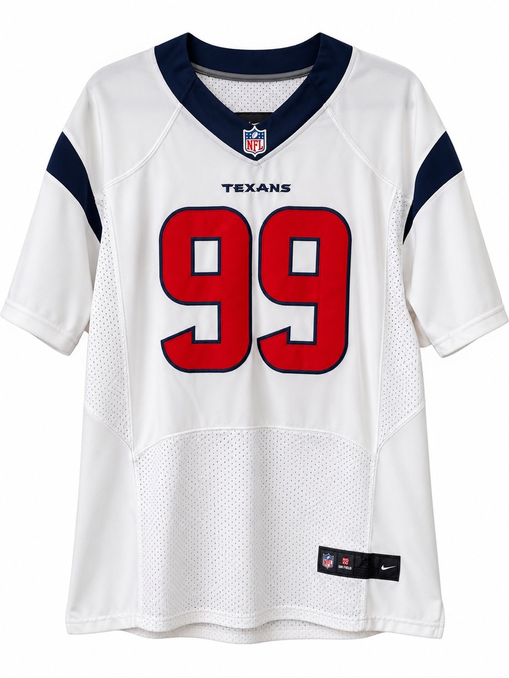 Nike Houston Texans J.J. Watt #99 NFL On Field Jersey White Men’s 52